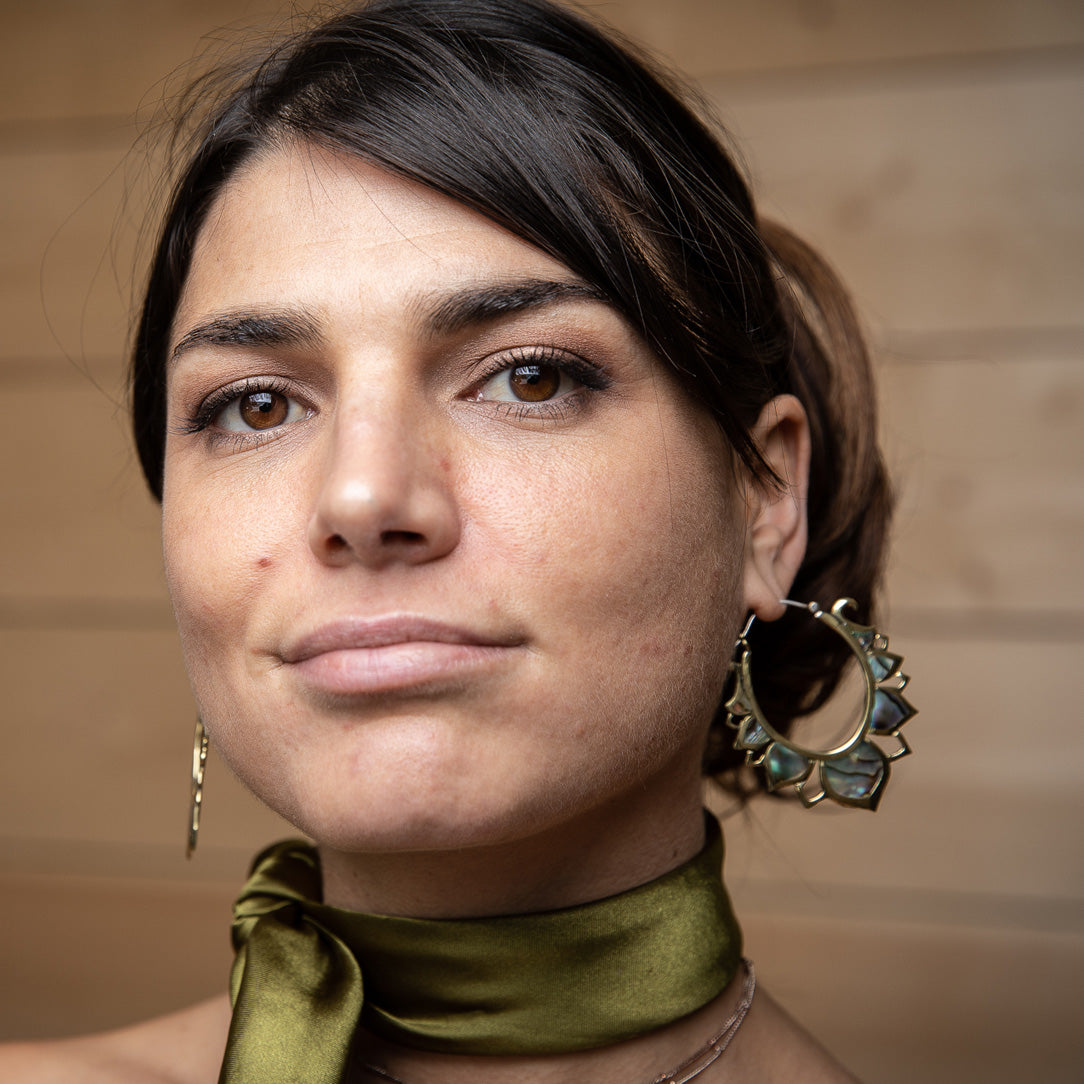 Lotus Drops - Silver Posts