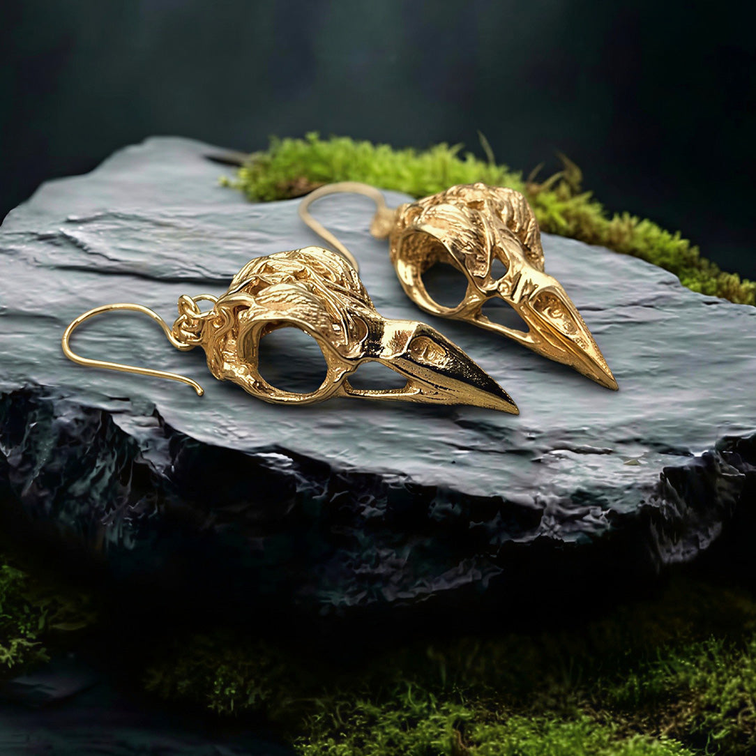 Feathered Ravens - Gold Plated