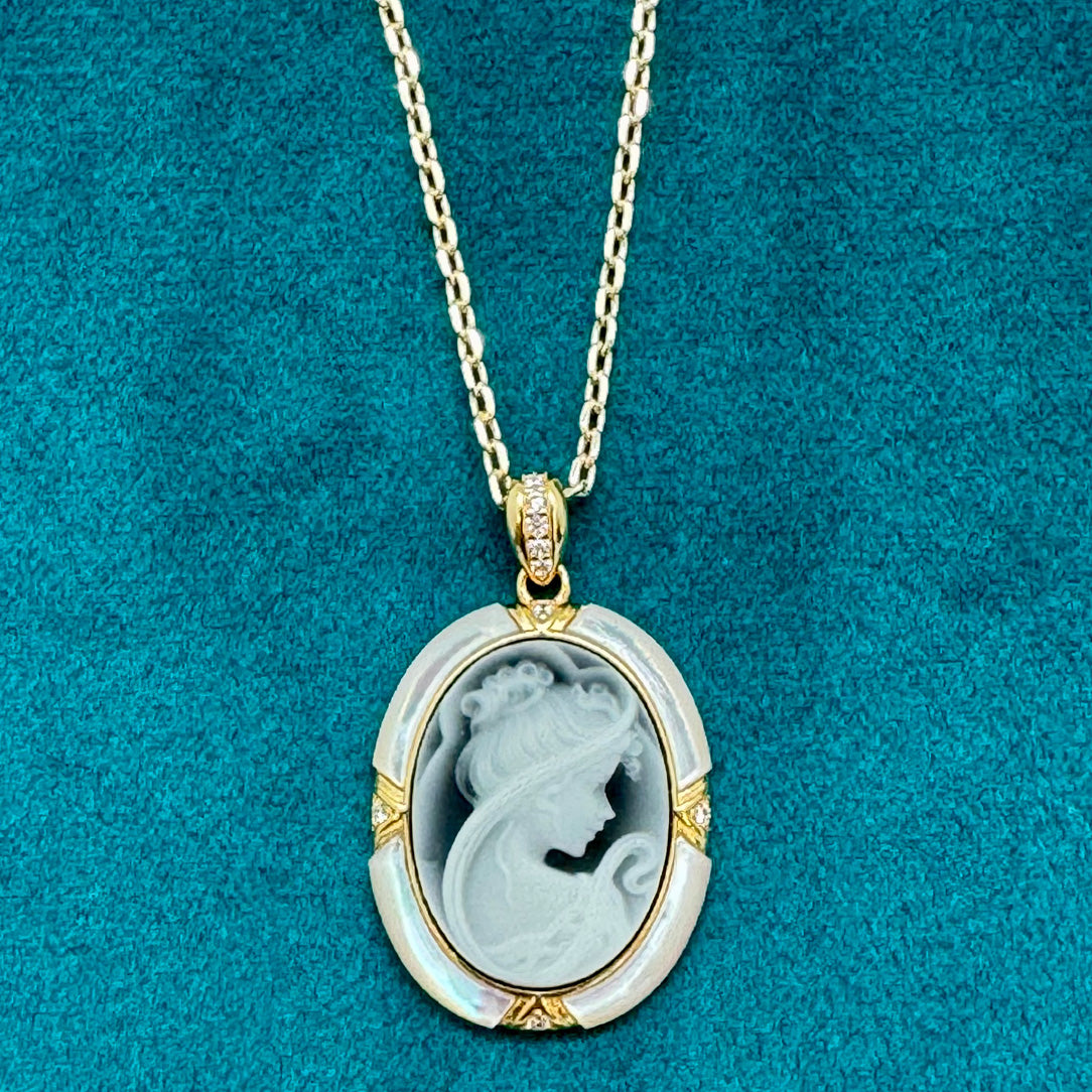 Abigail - Agate Cameo