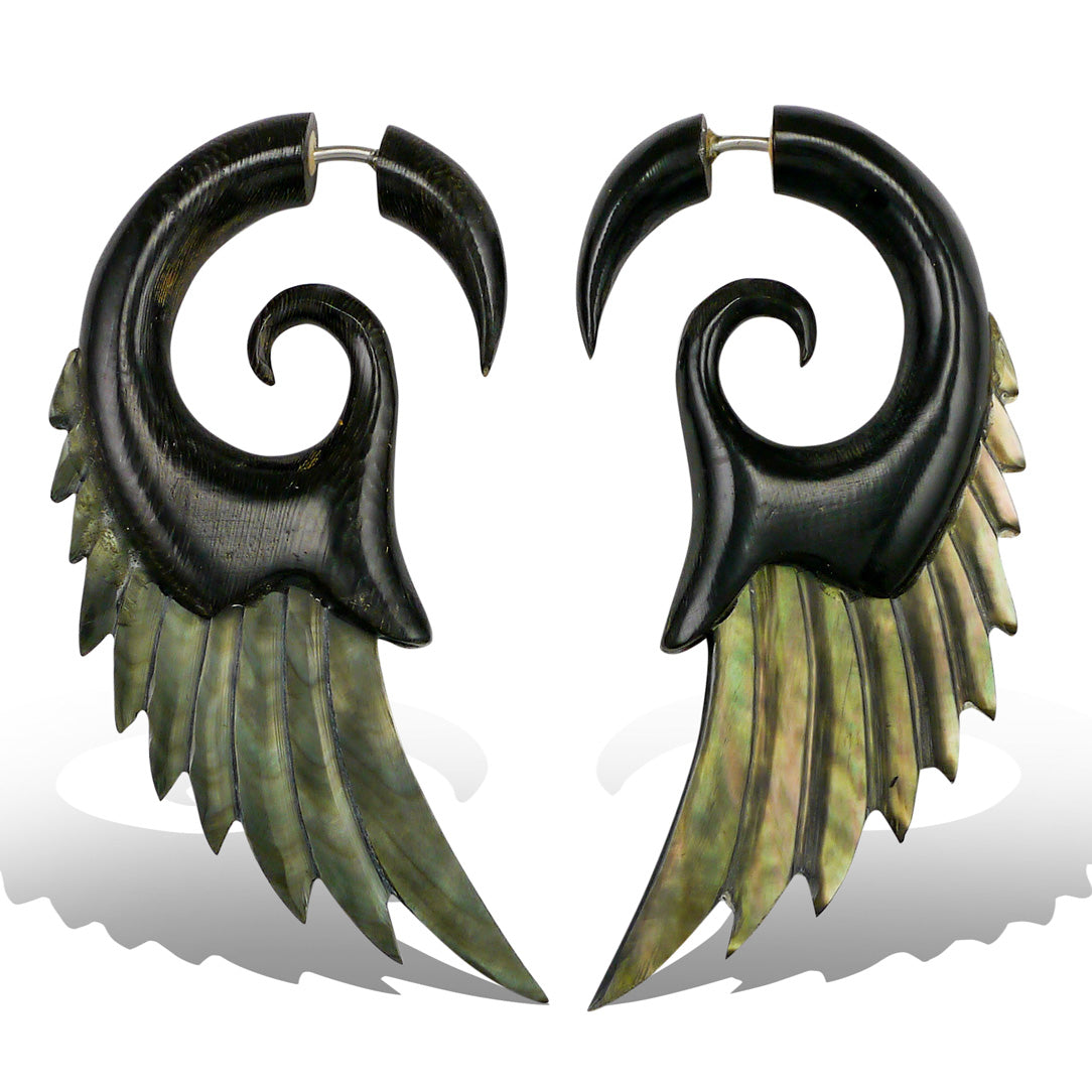 Angel Wings - Horn with Shell