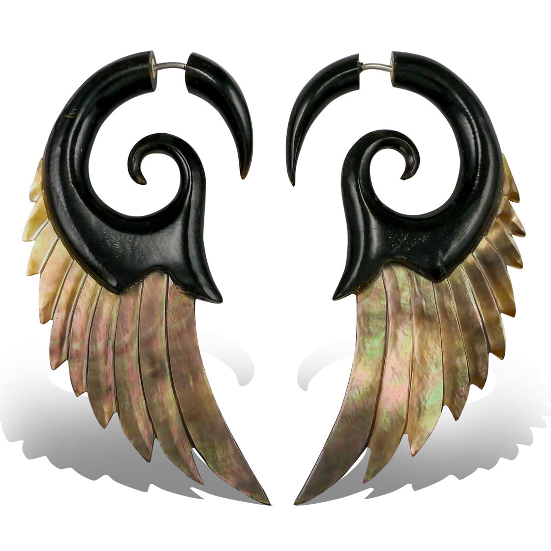 Angel Wings - Horn with Shell