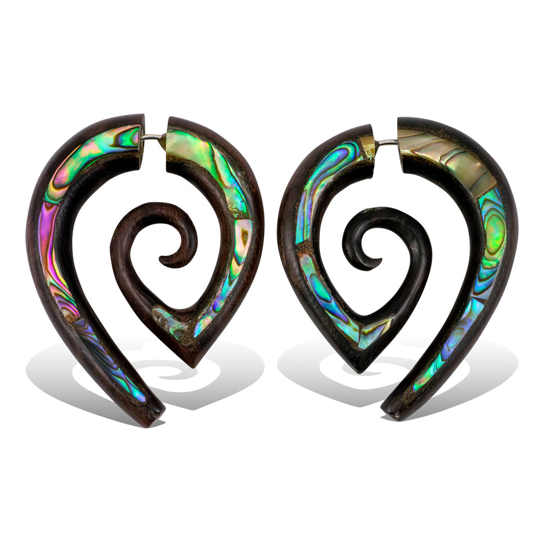 Nexus Spirals - Wood & Shell