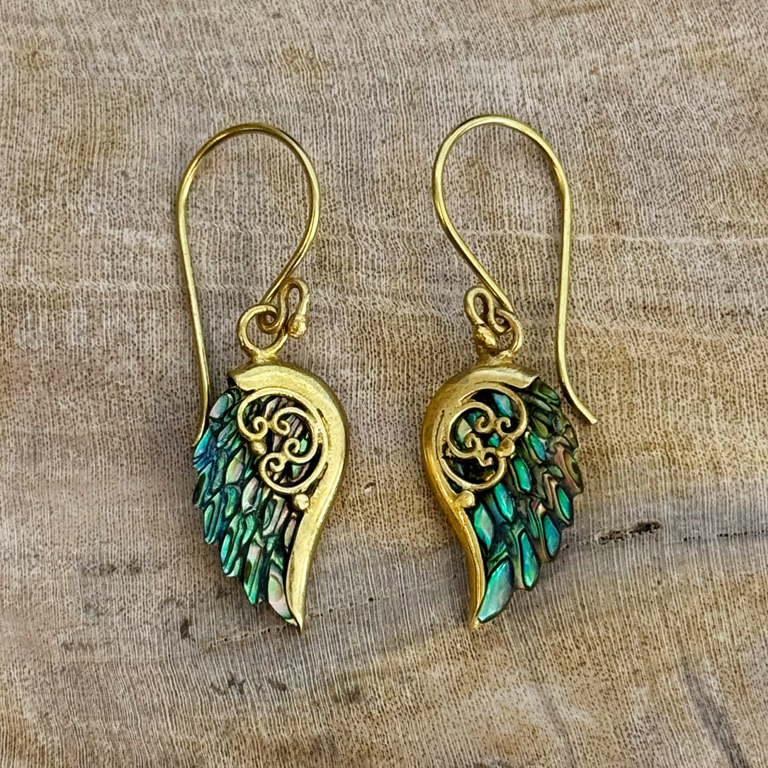 Leona Mini Wings - Brass