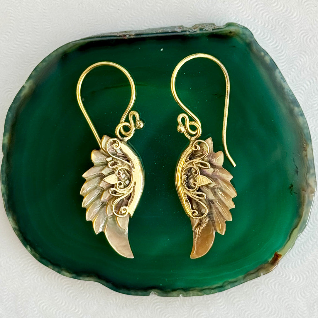 Zolena Mini Feathers - Brass