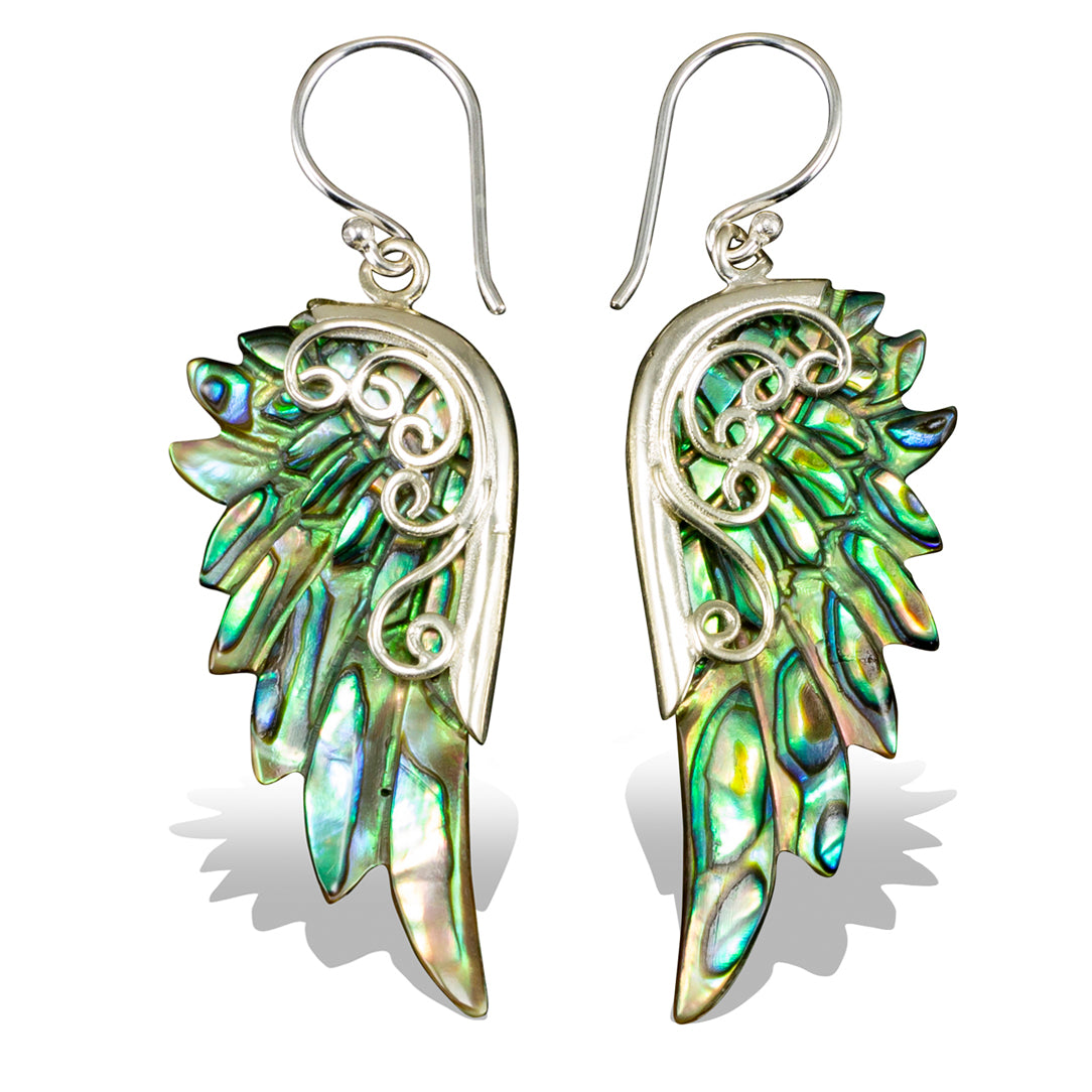 Adelina Wings - Abalone Shell in Silver