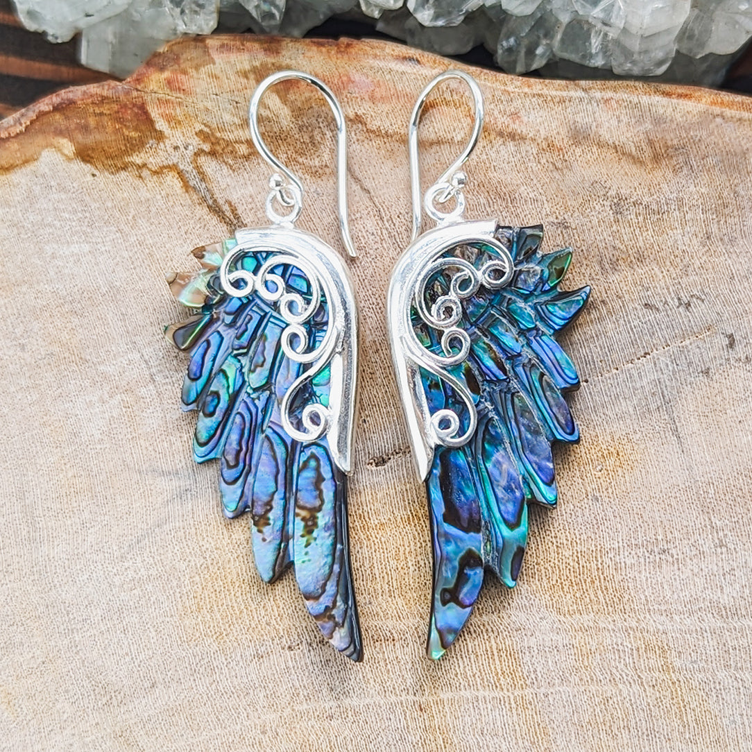 Adelina Wings - Abalone Shell in Silver