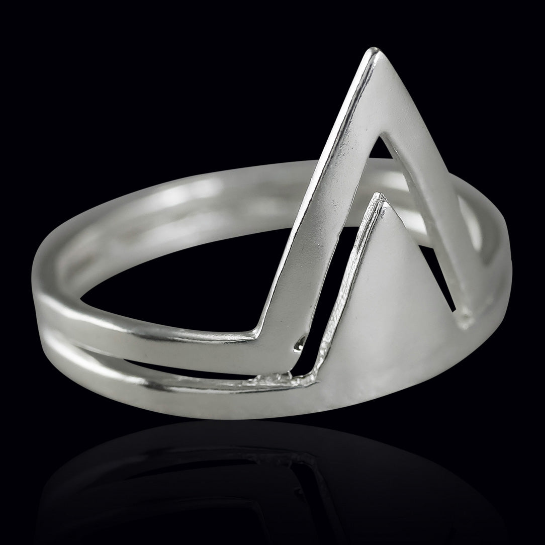 Rising Peak Ring - Silver
