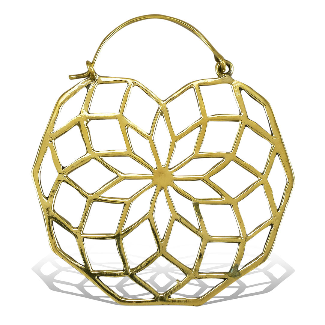 Sacred Rose Hoops