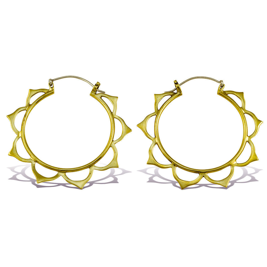 Sunrise Hoops - Silver Posts