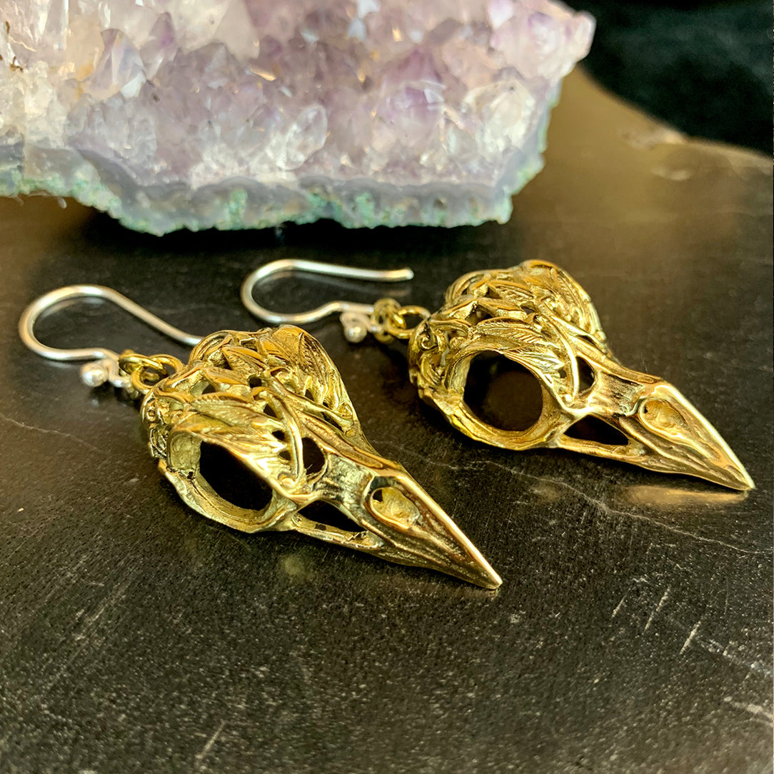 Feathered Ravens - Silver Posts