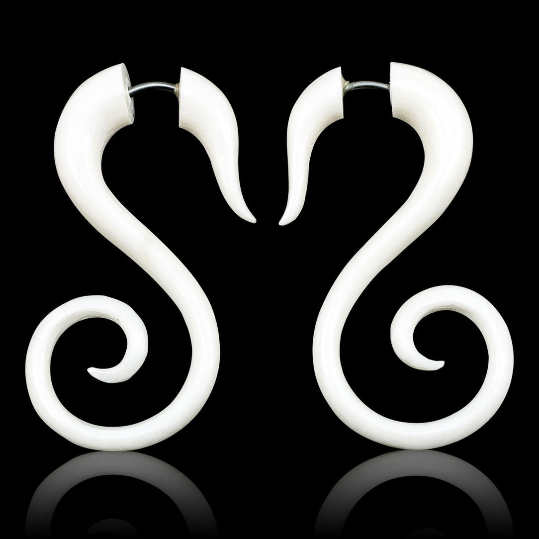 Spiral Tails - Bone