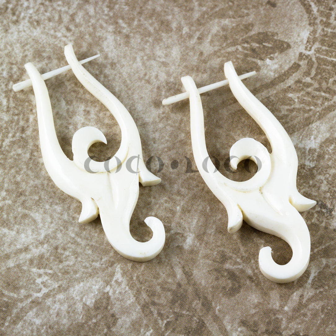 Jaqueline Earrings - Bone
