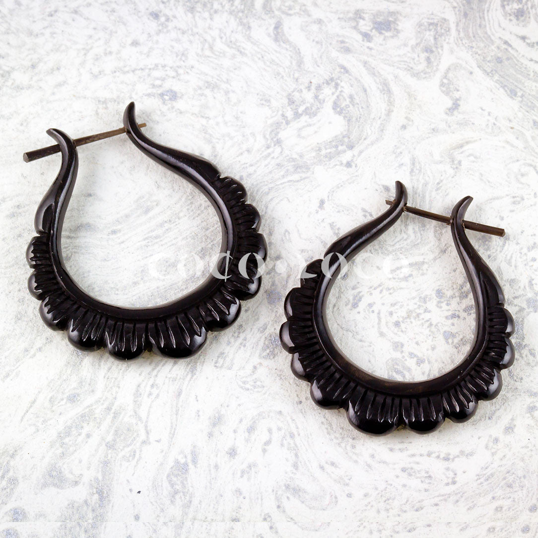 Daisy Hoops - Horn