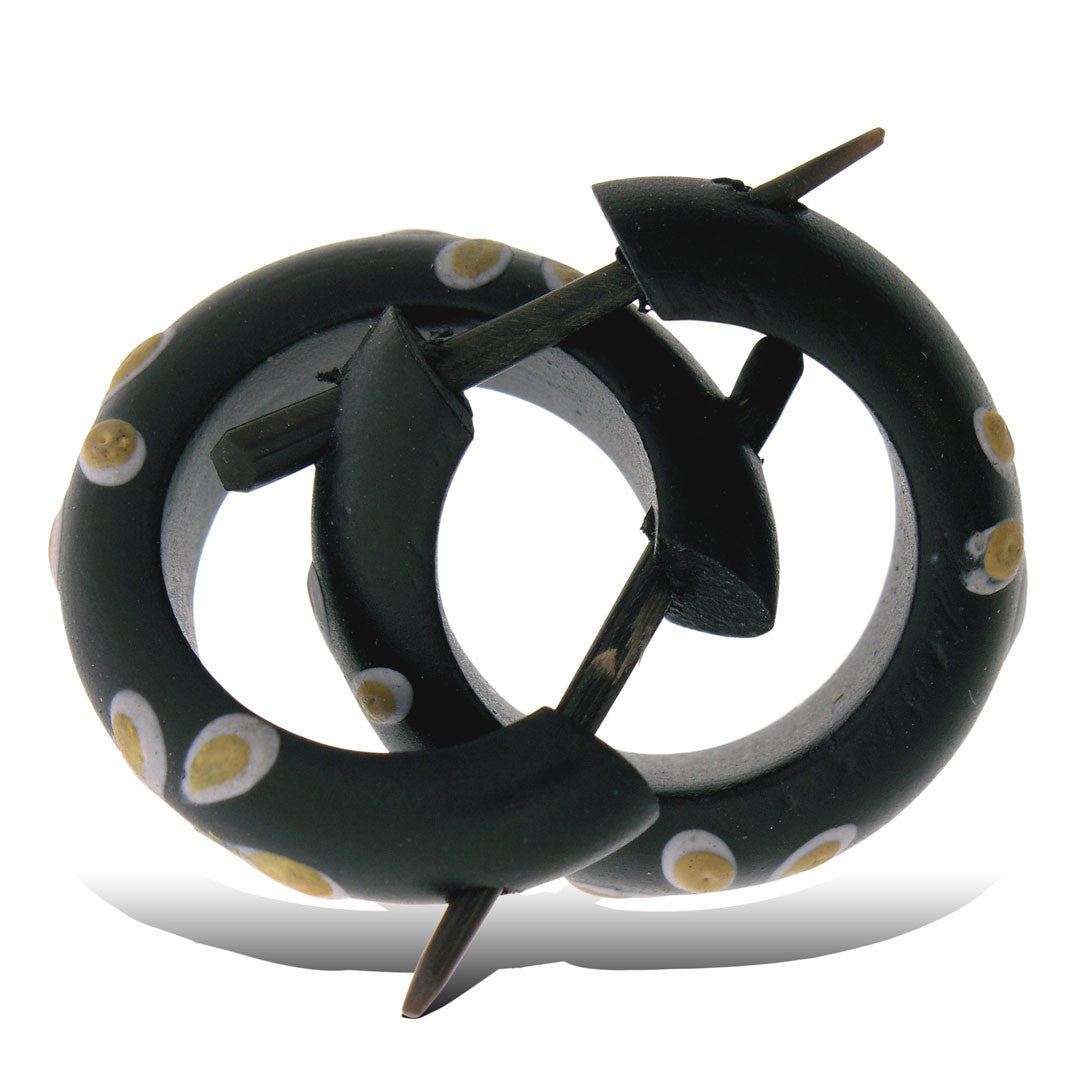 Flower Hoops - Wood