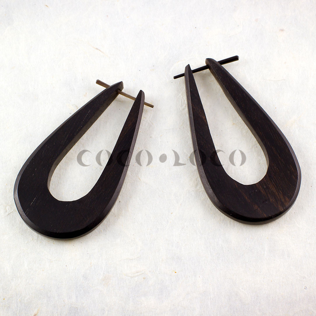 Oval Hoops - Wood