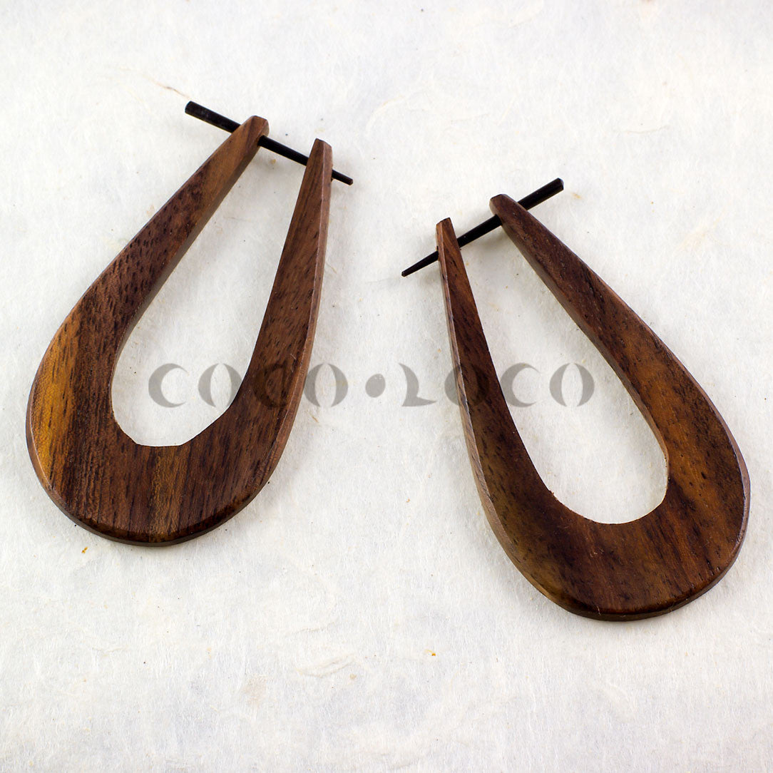 Oval Hoops - Wood