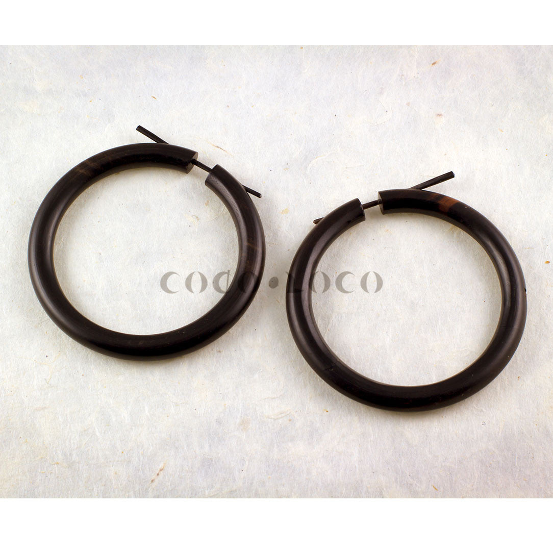 Namaya Hoops - Black Wood