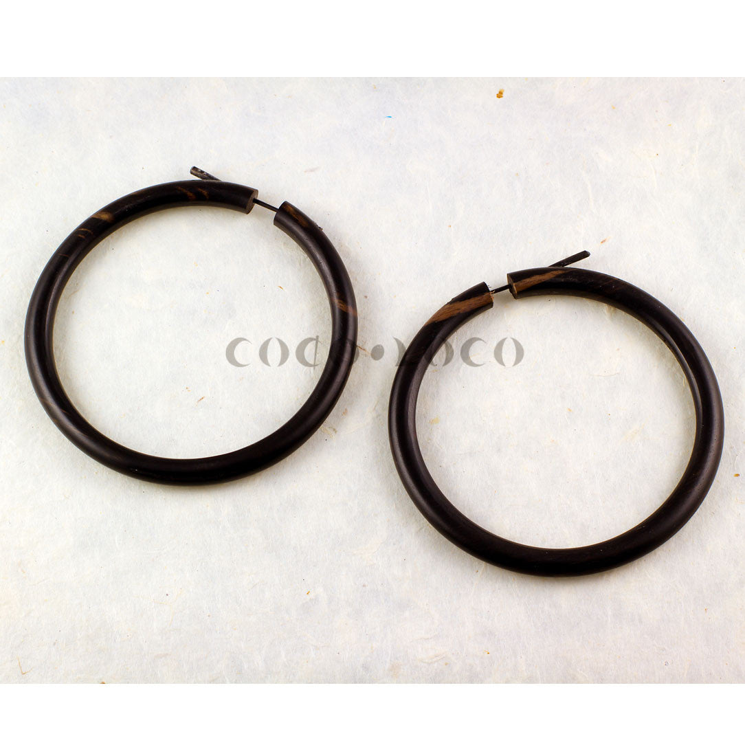 Namaya Hoops - Black Wood