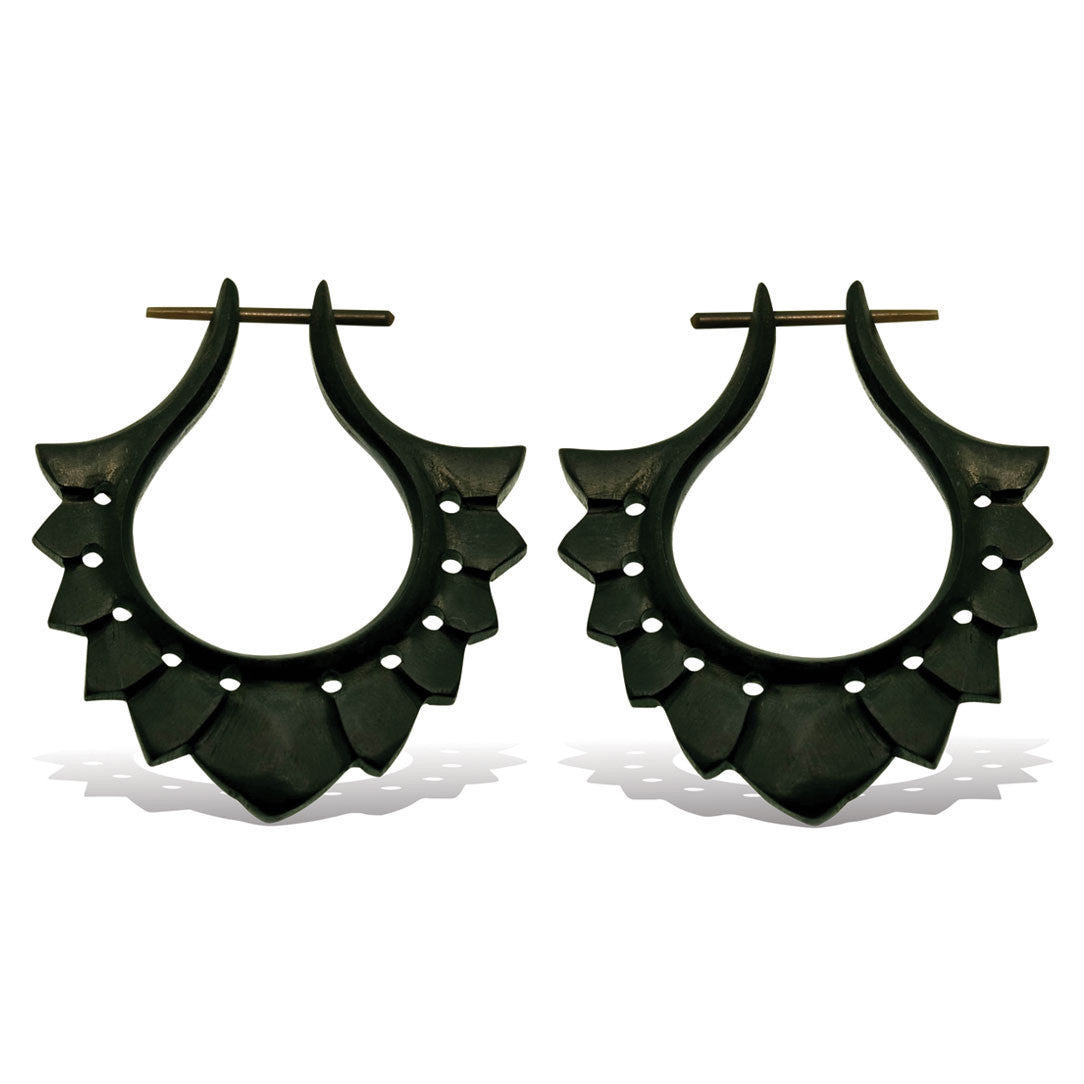 Kymani Hoops - Wood