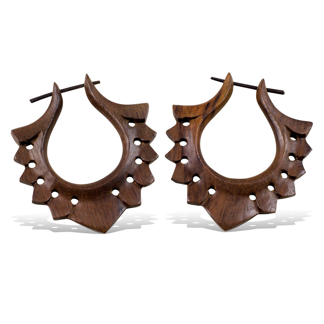 Kymani Hoops - Wood