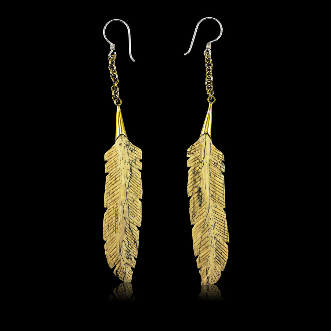 Swaying Feathers - Wood