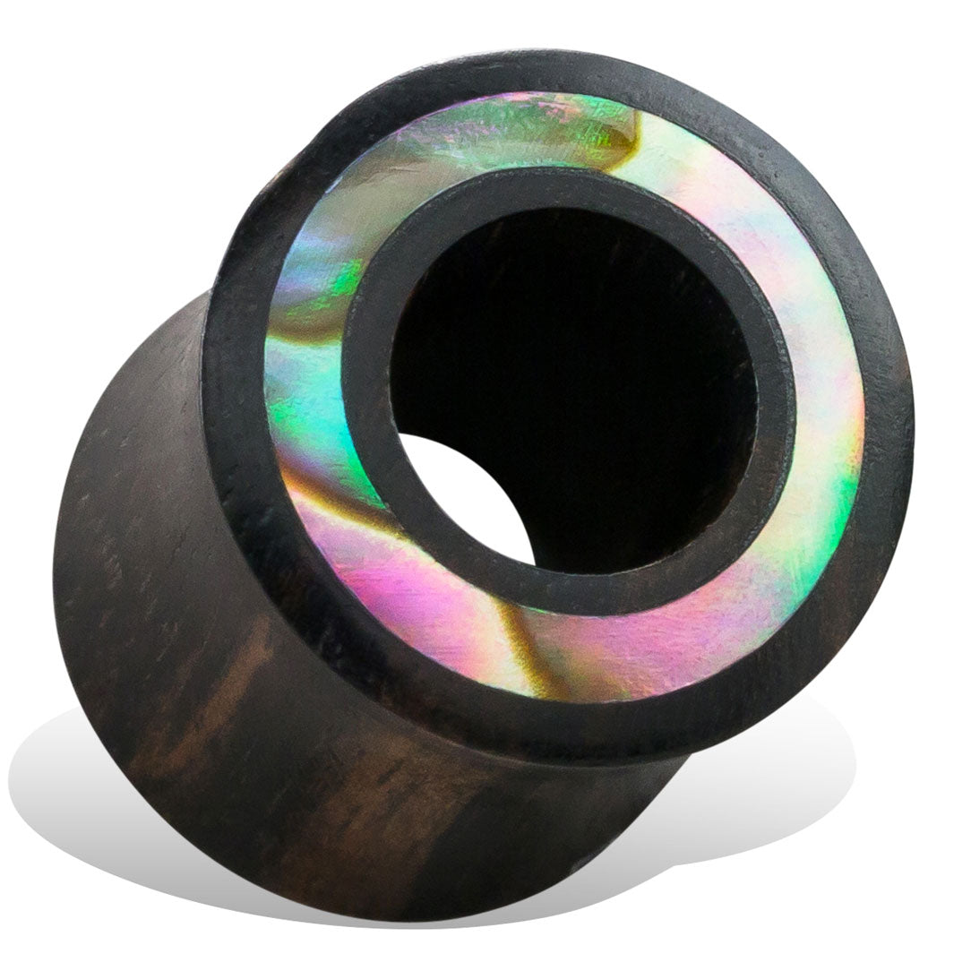Abalone Tunnels - Black/Brown Wood
