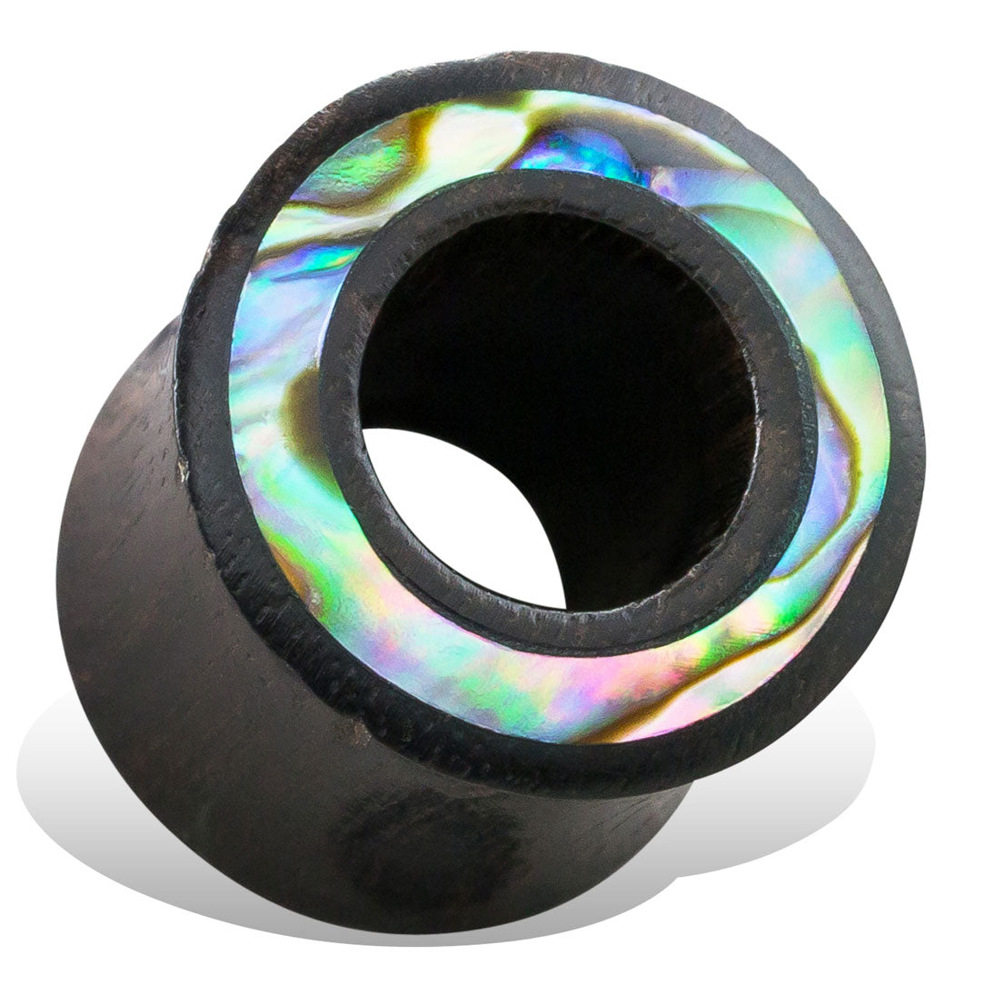 Abalone Tunnels - Black/Brown Wood
