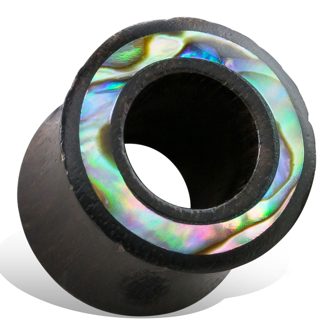 Abalone Tunnels - Black/Brown Wood