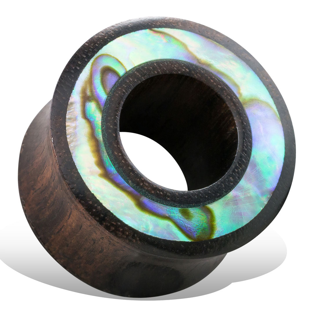Abalone Tunnels - Black/Brown Wood