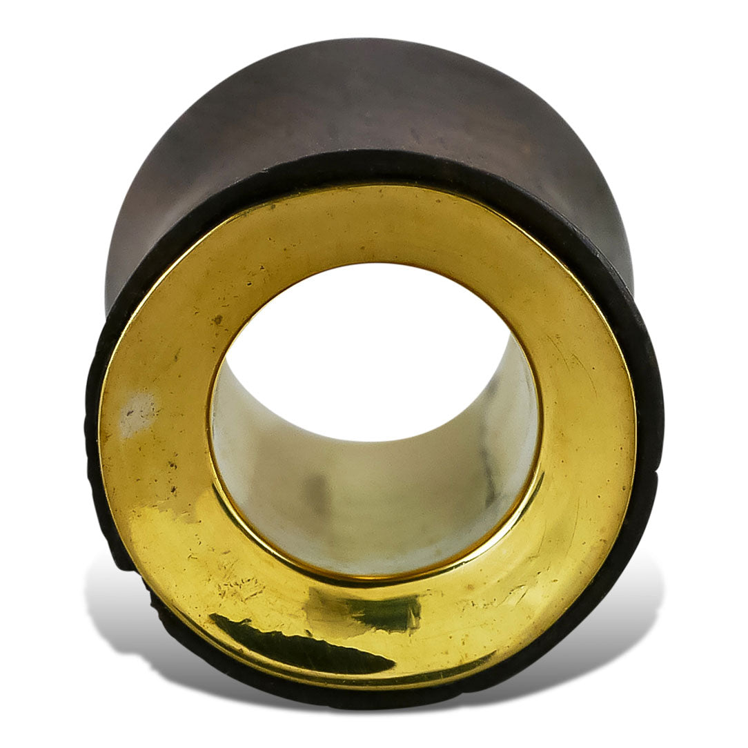 Brass Tunnels - Brown Wood