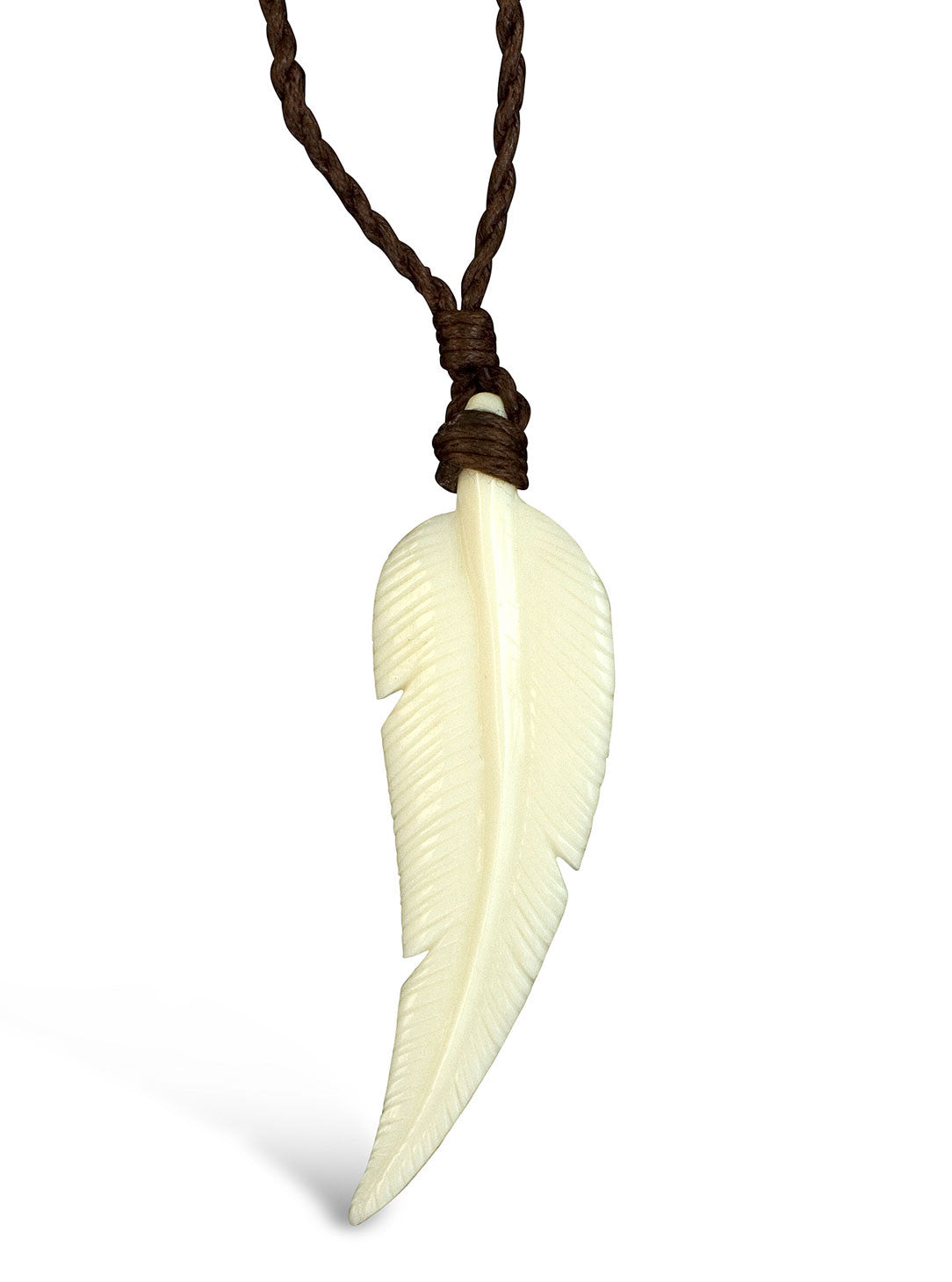 Swooped Feather- Bone