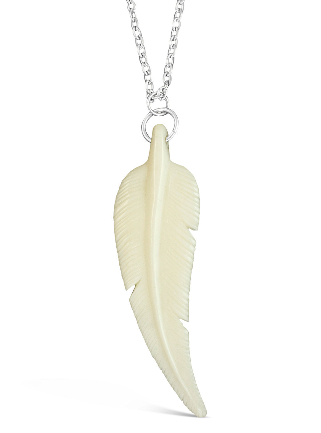 Swooped Feather- Bone