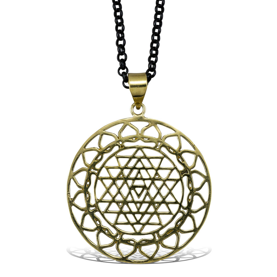 Sri Yantra Life - Brass Pendant
