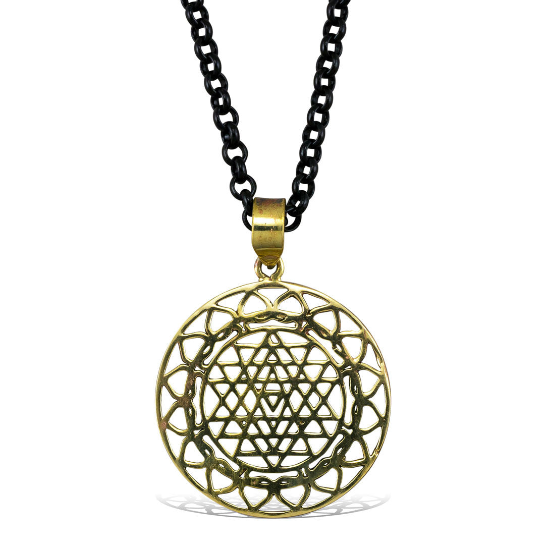 Sri Yantra Life - Brass Pendant