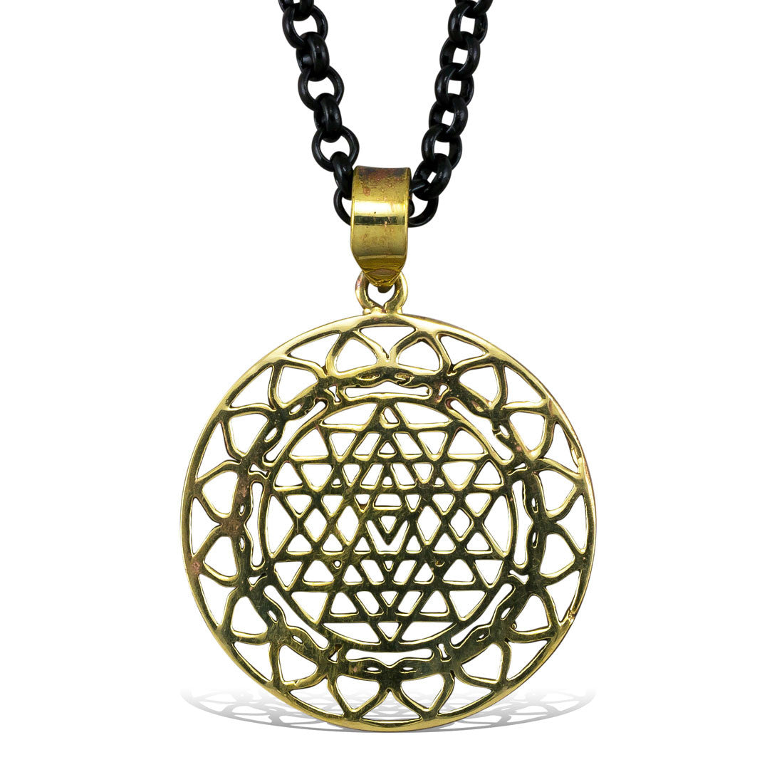 Sri Yantra Life - Brass Pendant