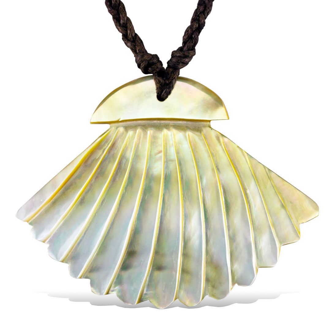 Ocean Fan Shell Pendant