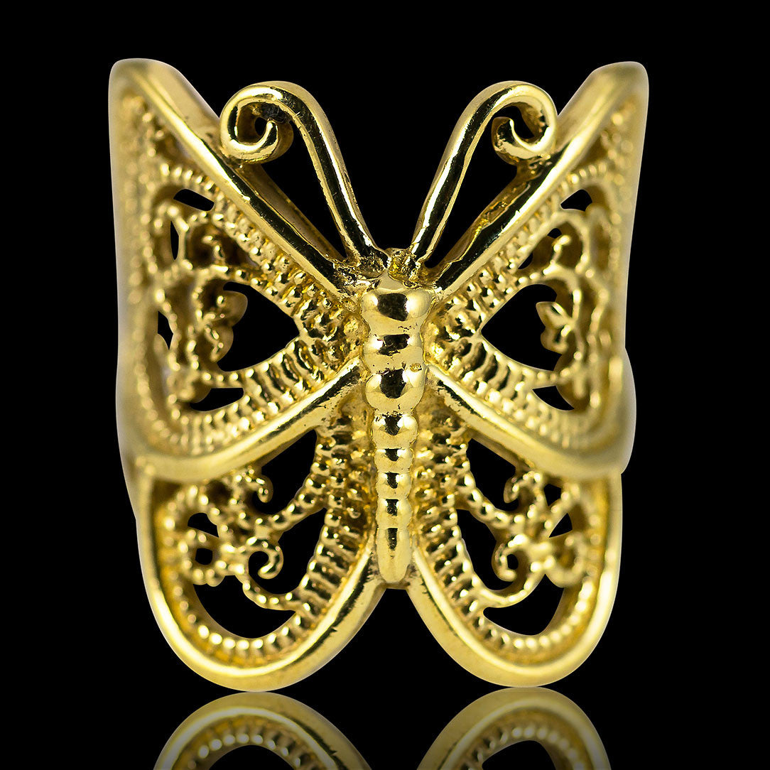 Mariposa Ring - Brass