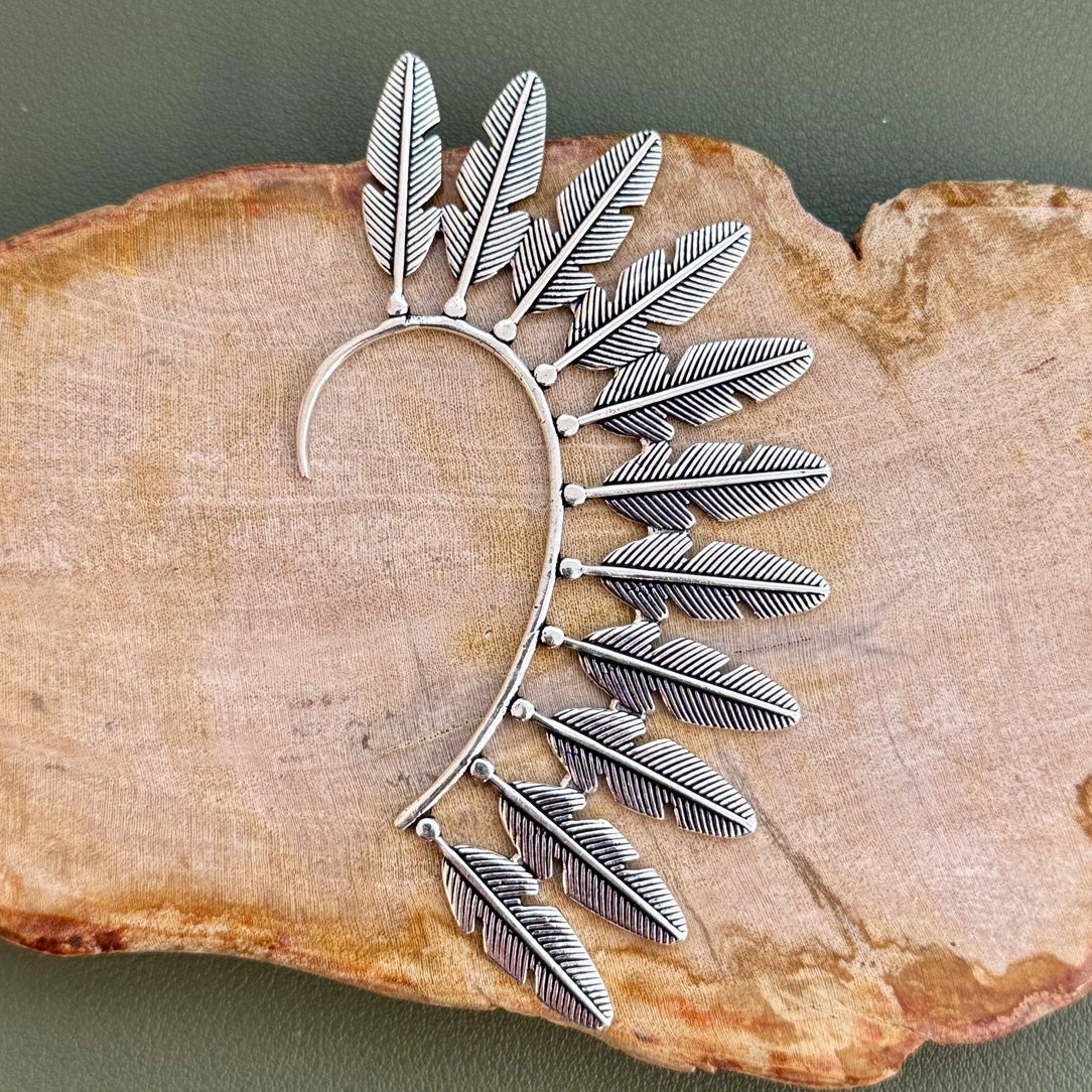 Native Ear Cuffs - Silver