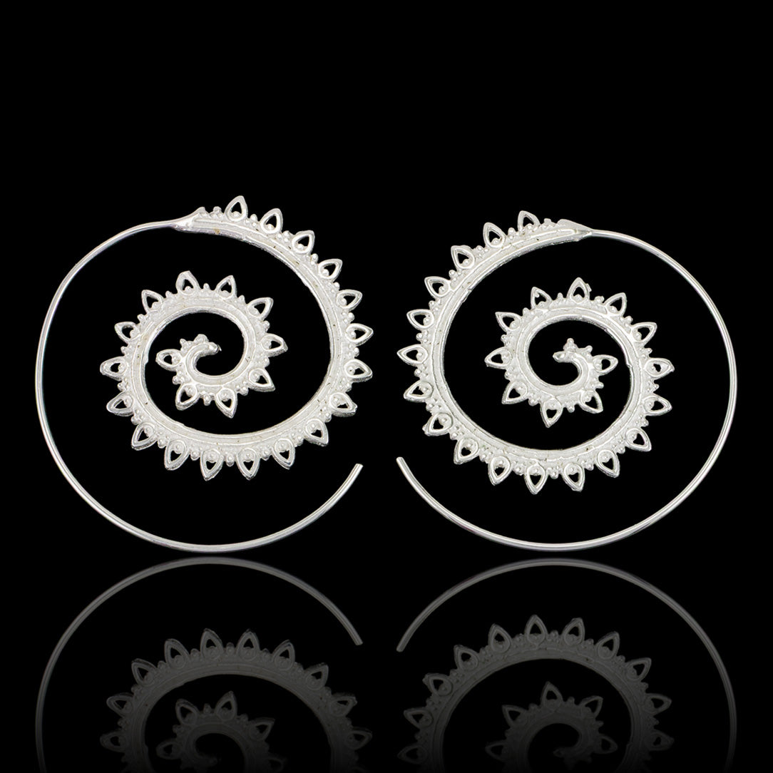 Bohemian Spirals - Silver Posts