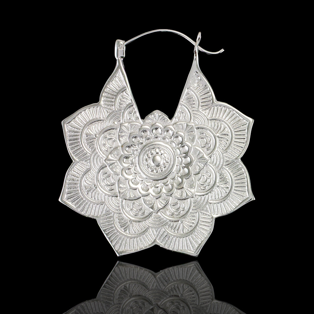 Flower Mandala - Silver Posts