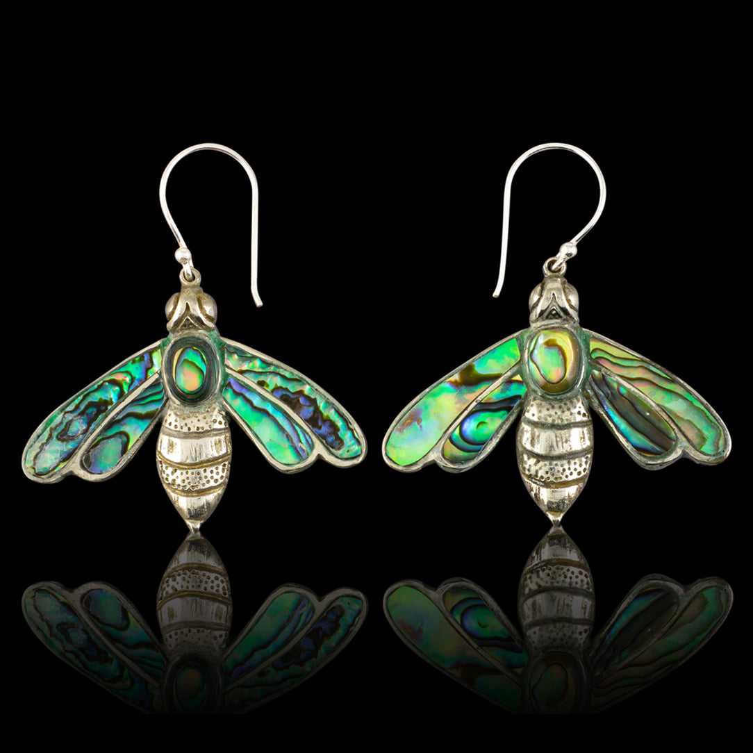 Abalone Bees - Silver Posts