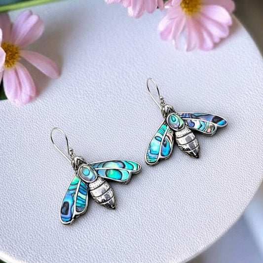 Abalone Bees - Silver Posts