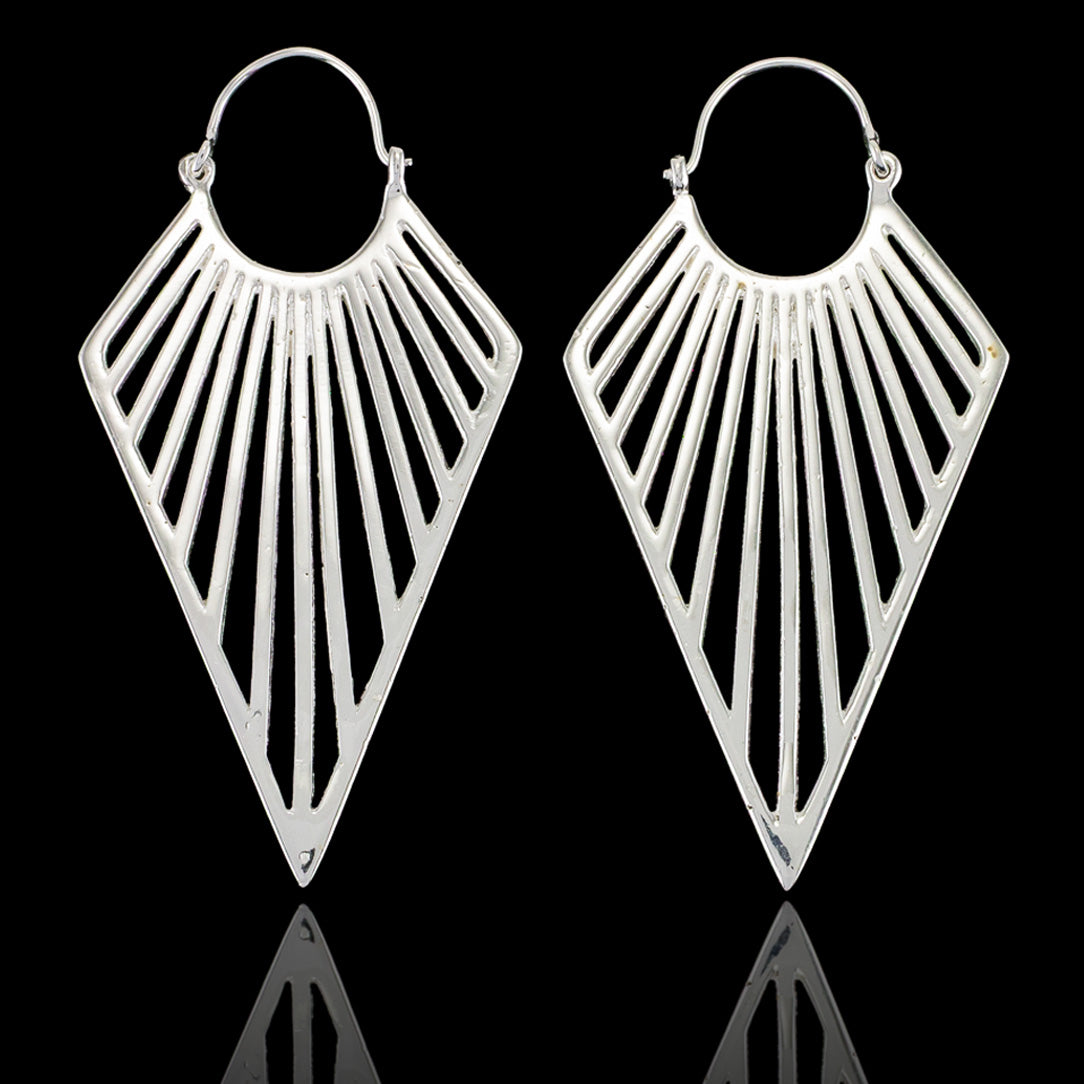 Minka Ray Earrings - Silver Posts