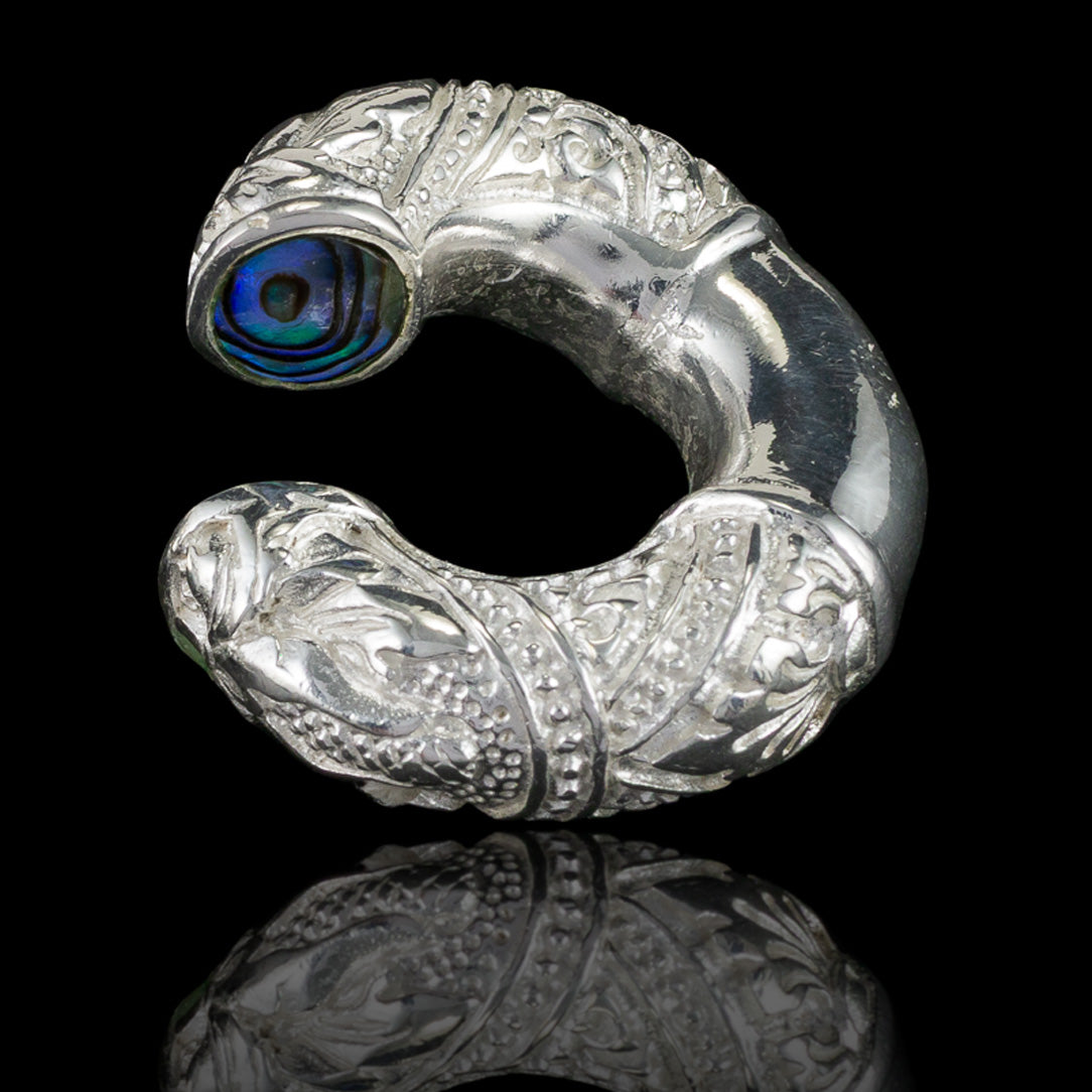 Khal Curls - Silver & Abalone