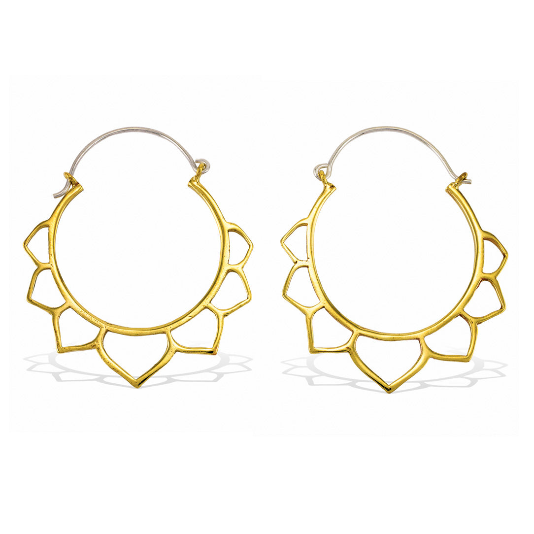 Alma Hoops - Silver Posts