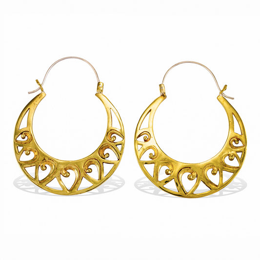 Zara Hoops - Silver Posts