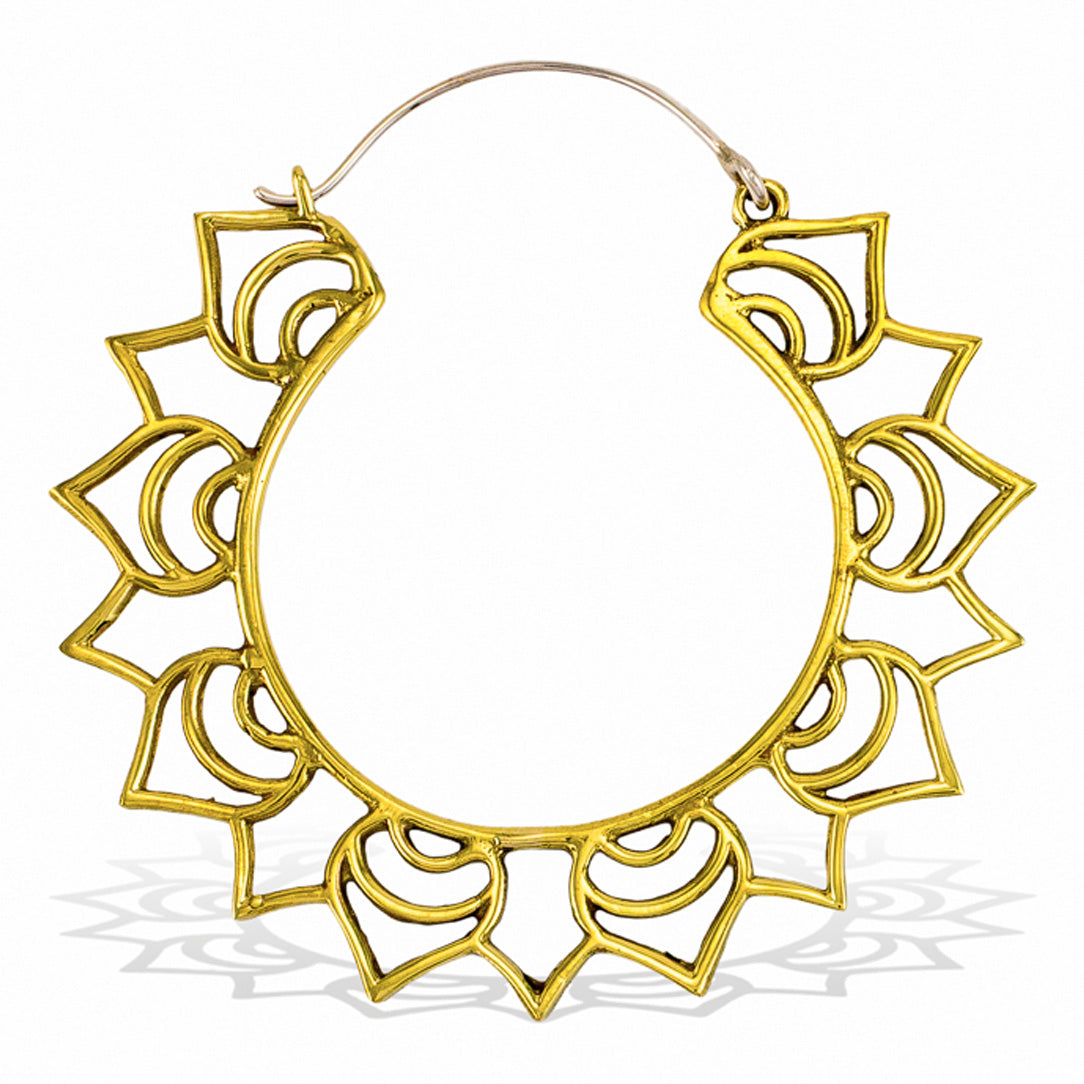 Sun Hoops - Silver Posts