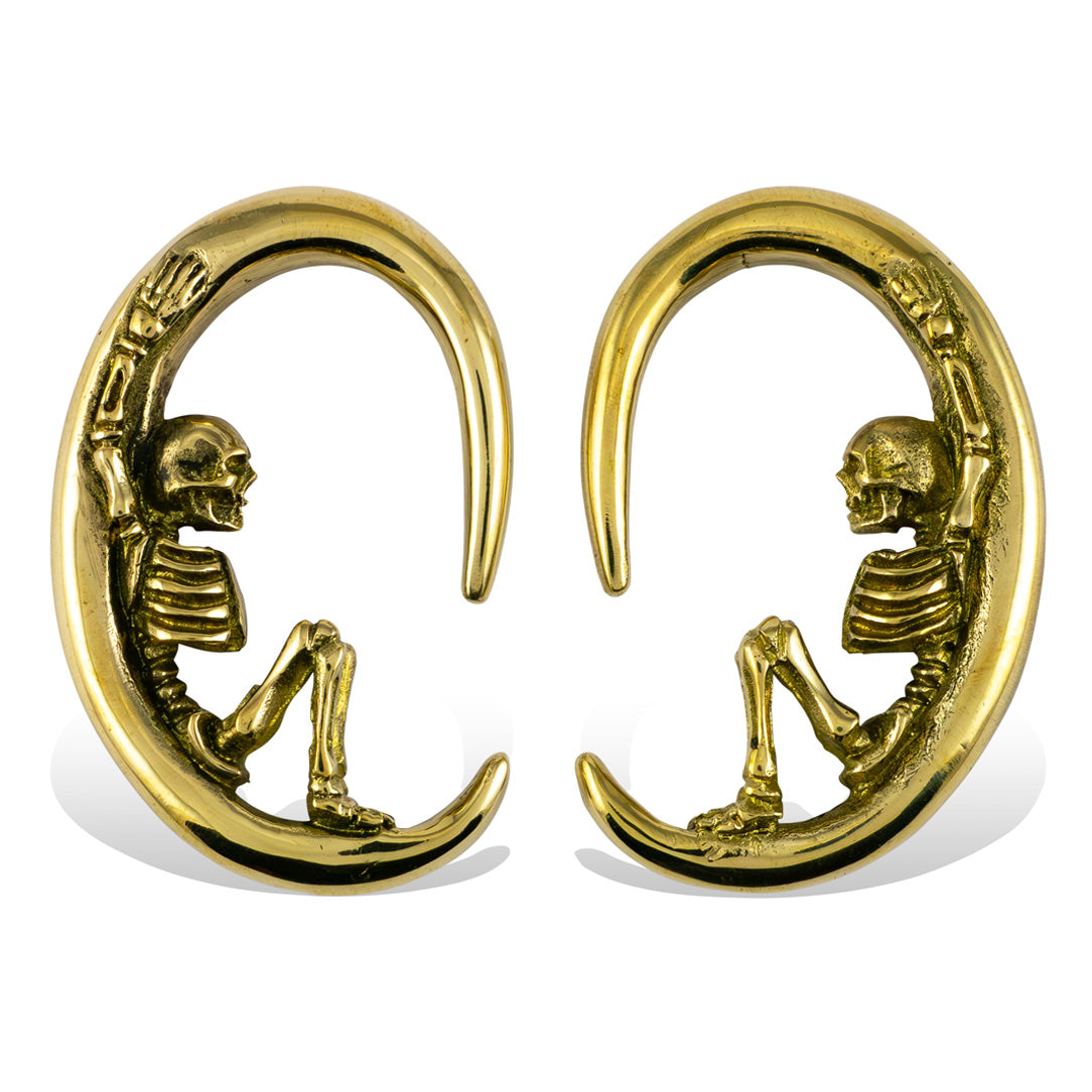 Skeleton Hooks - Brass