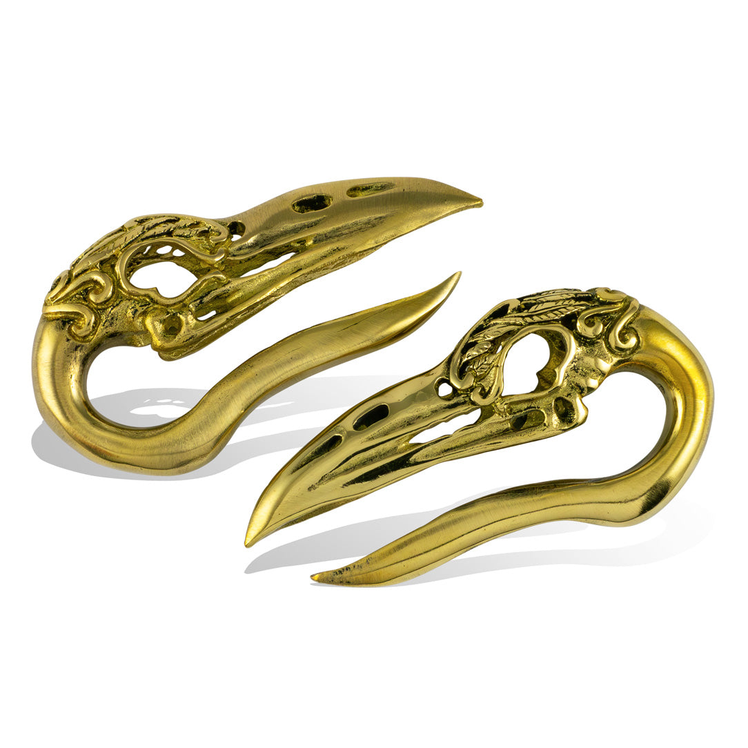 Feather Ravens - Brass
