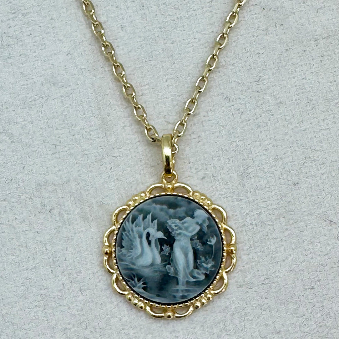 Swan Song - Agate Cameo